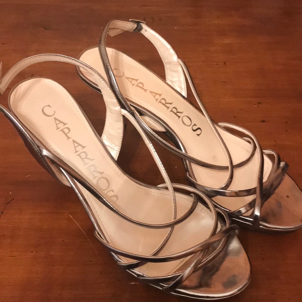Caparros silver heels